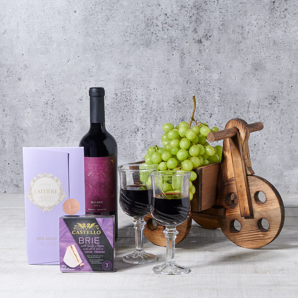 A Cart of Wine & Gourmet Wonders