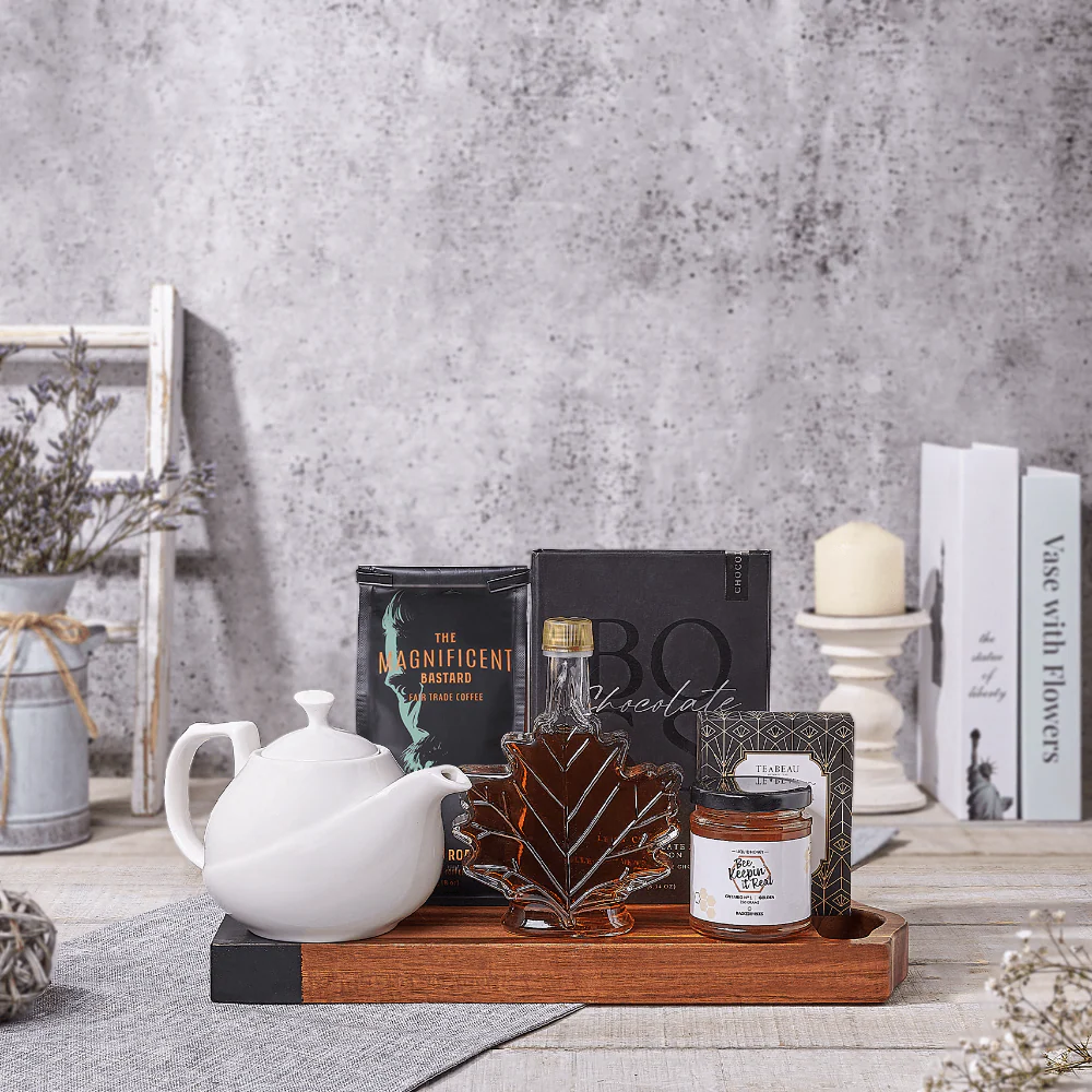 A Cozy Kosher Afternoon Tea Gift Board