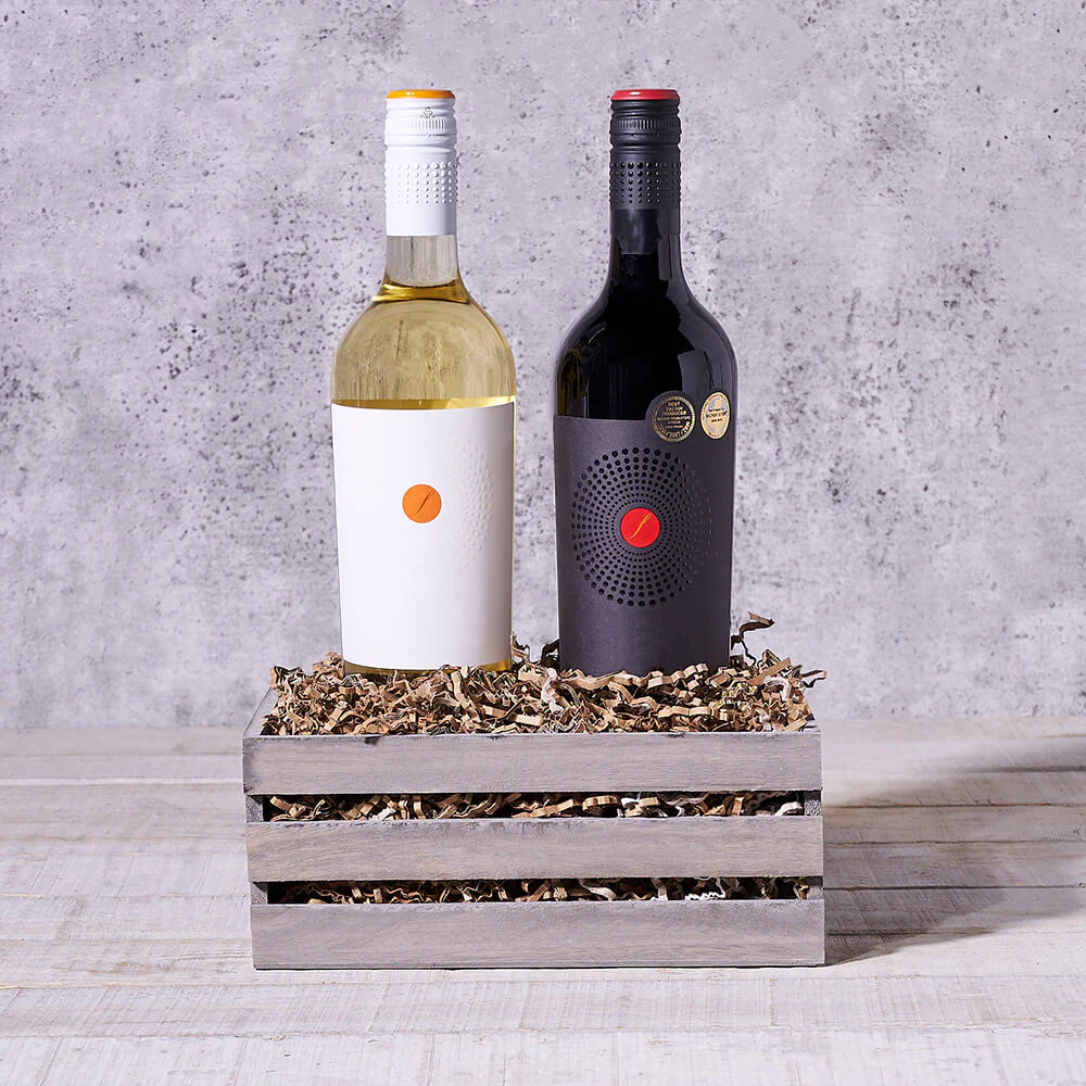 A Toast for Two Wine Gift Crate