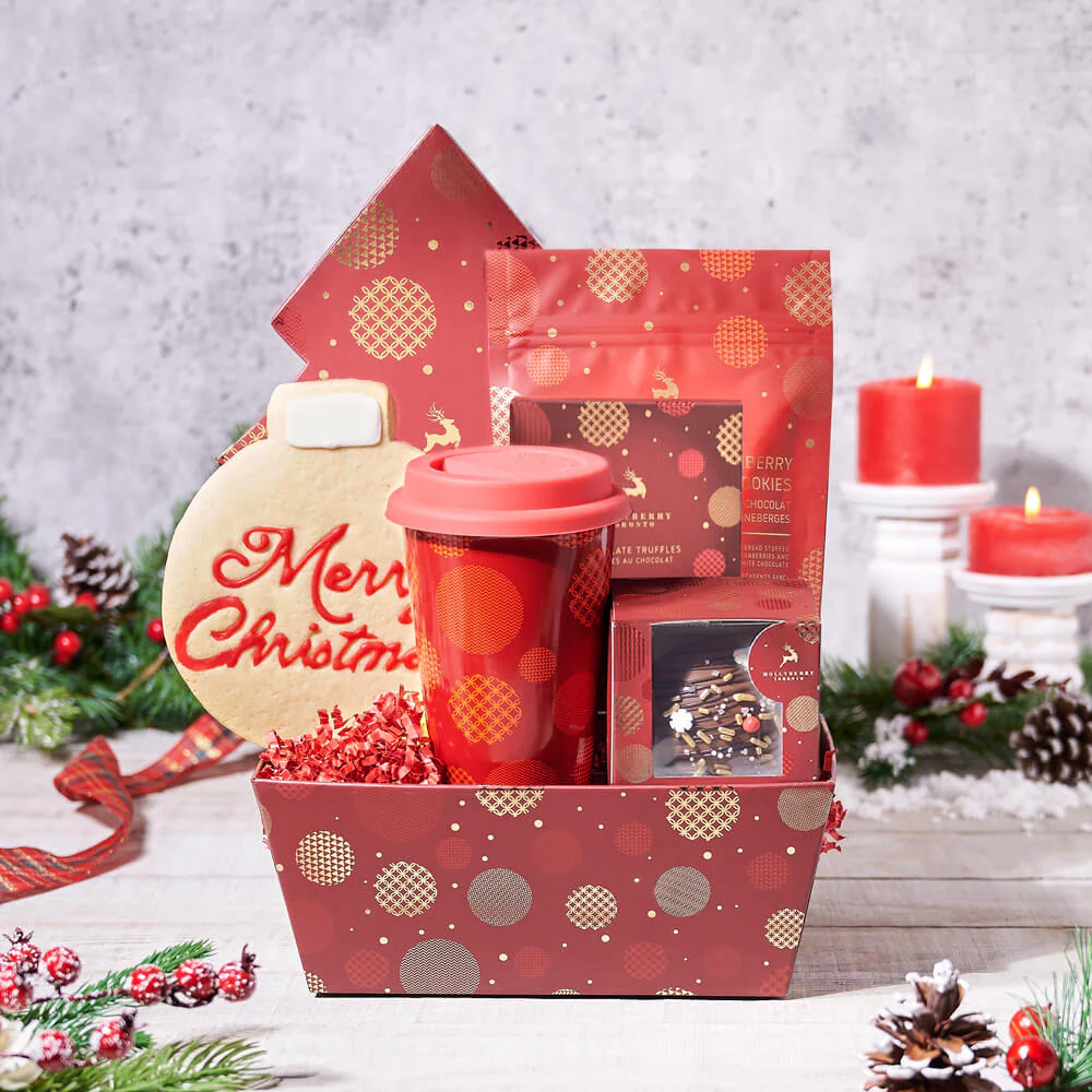 Beneath the Christmas Tree Chocolate Gift Basket