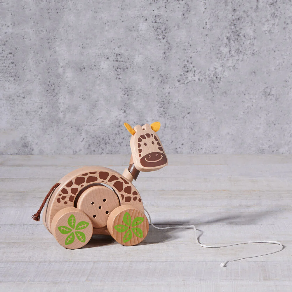 Birbaby Giraffe Pull Along Toy - Image 2