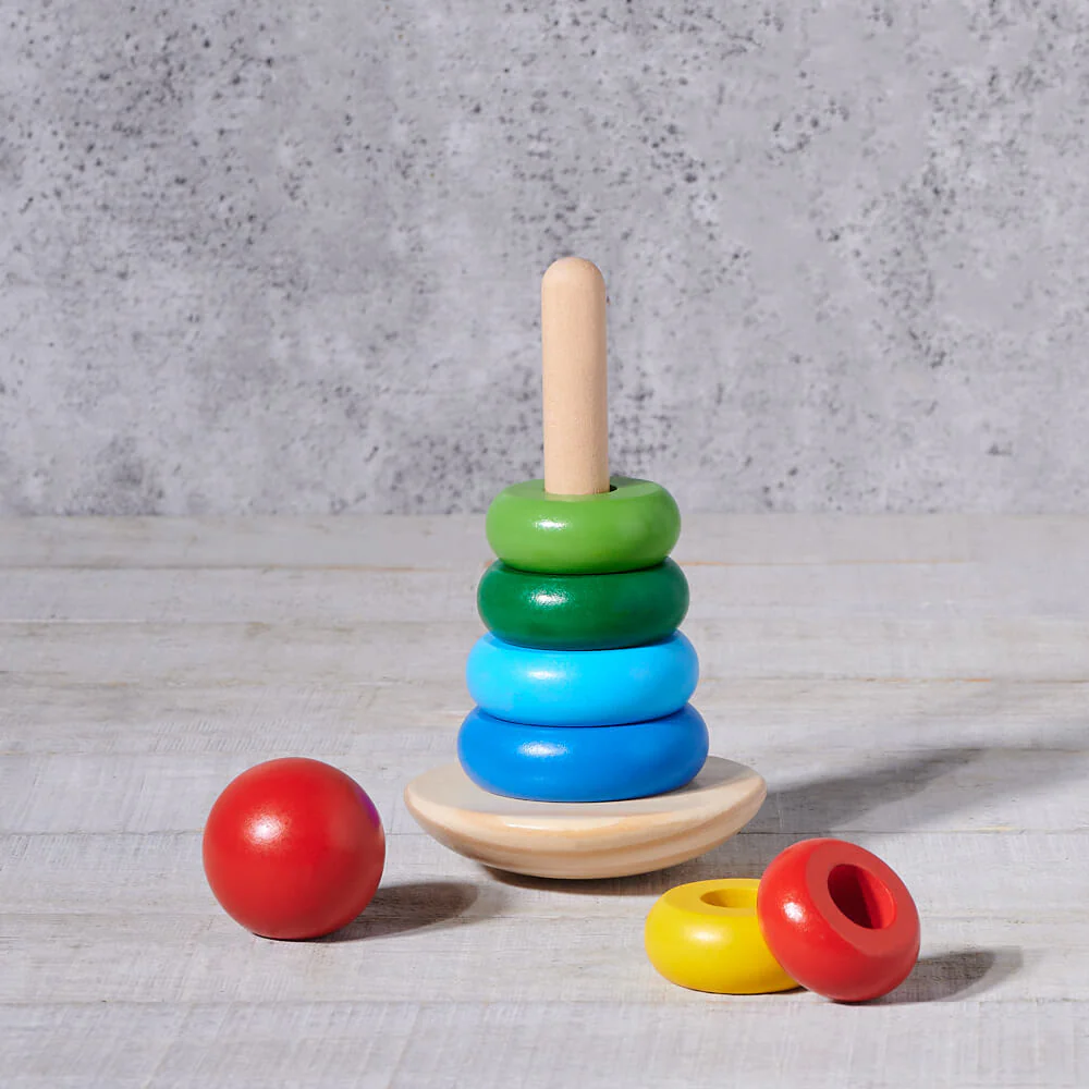 Birbaby Rainbow Stacker Toy - Image 2