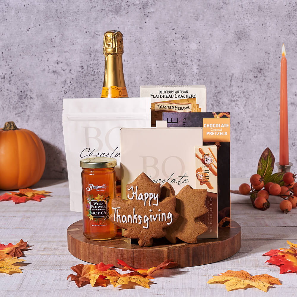 Bounteous Thanksgiving Gourmet & Sparkling Wine Gift
