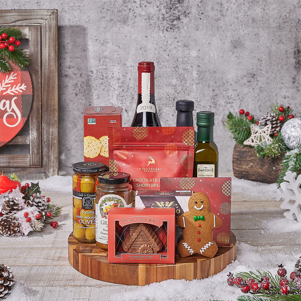 Christmas Muskoka Wine & Cheese Board