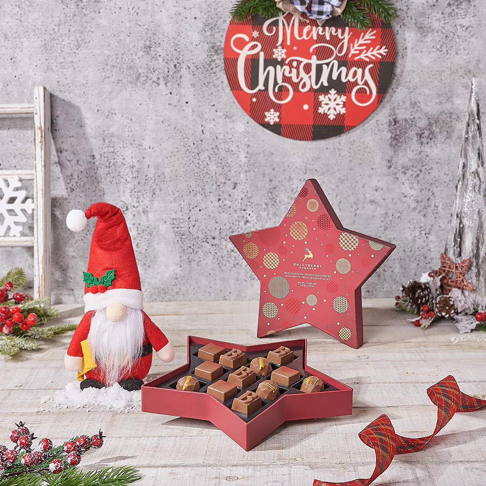 Christmas Star Chocolate & Santa Gift Set