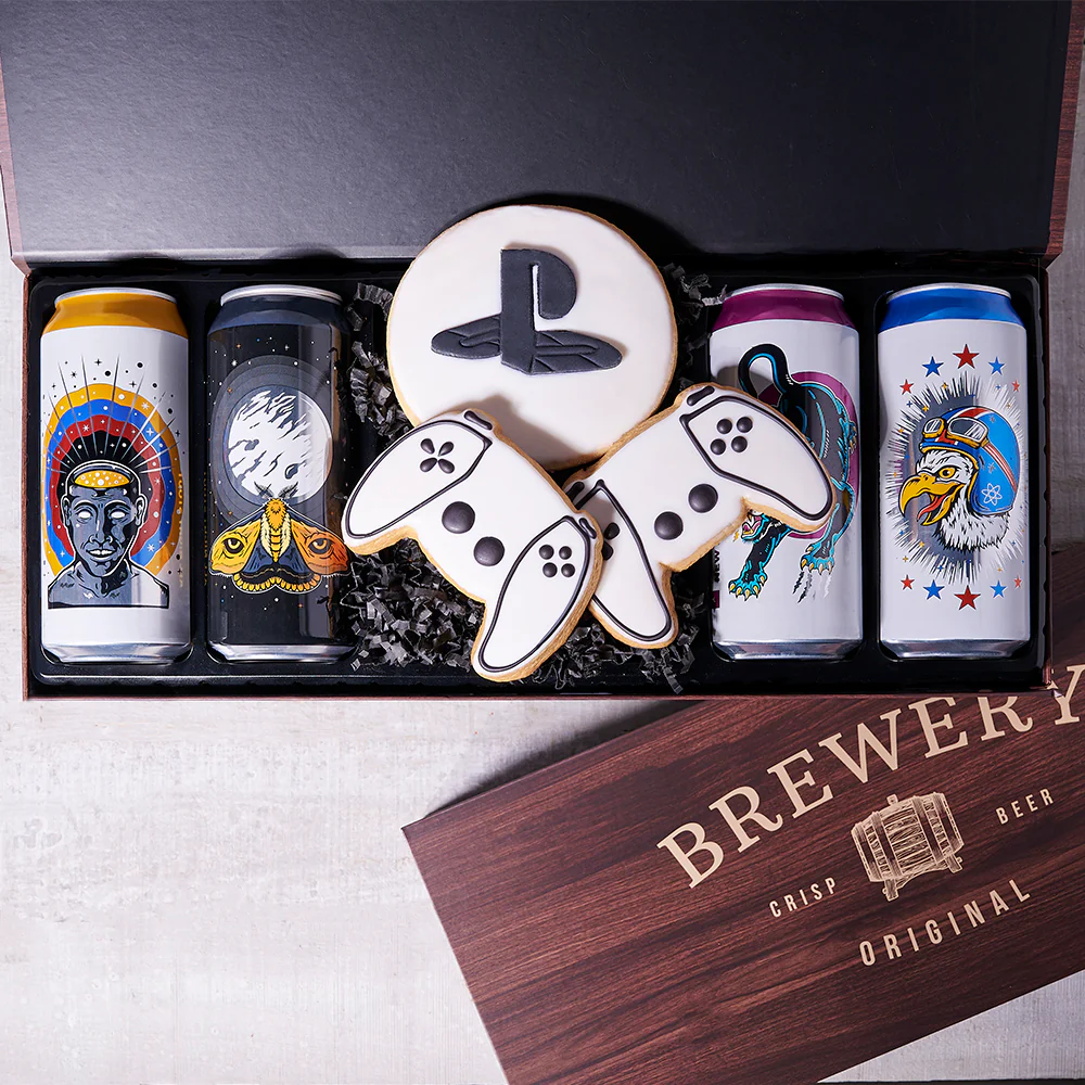 Console Cookie & Craft Beer Gift Box