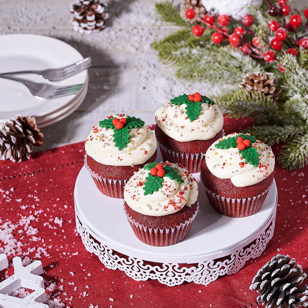 Festive Holiday Cupcakes