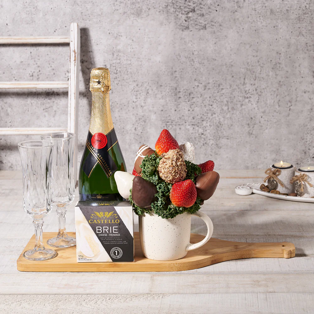 Just for You Champagne & Strawberries Gift