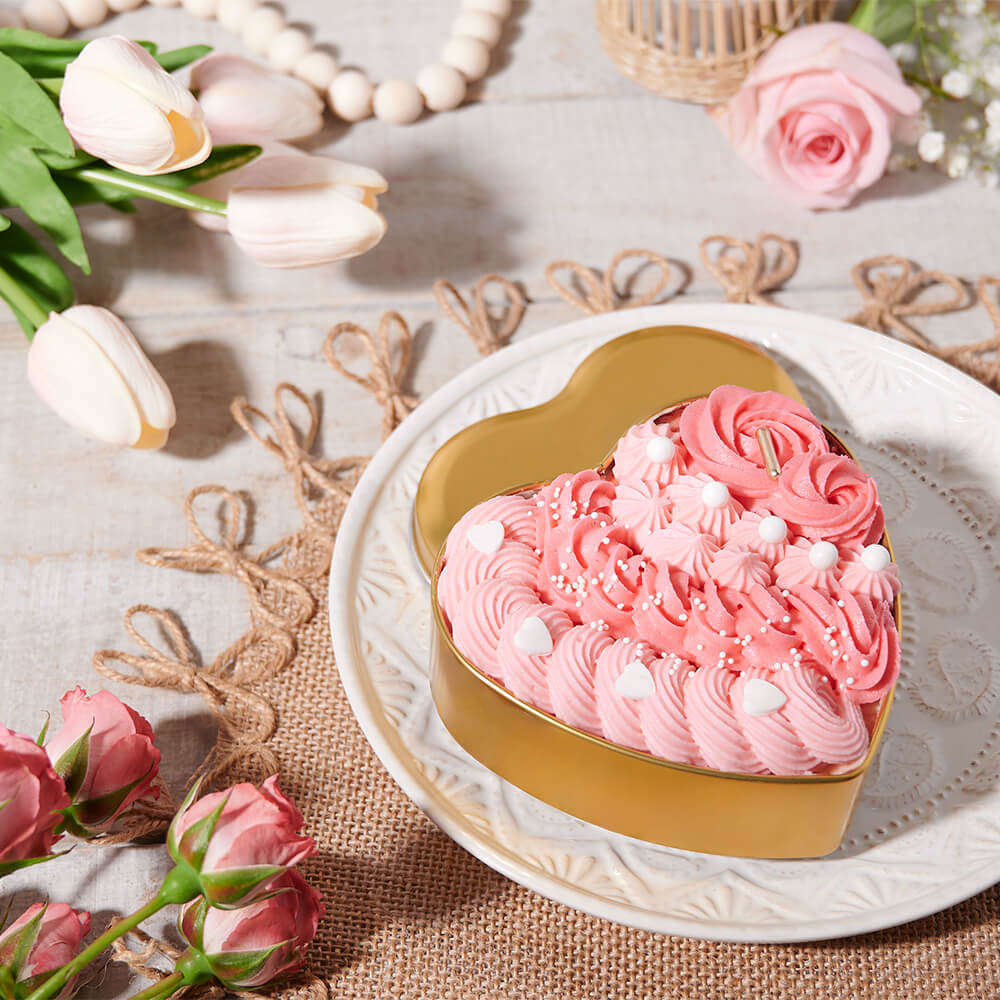 Mini Pink Velvet Heartfelt Treat Cake