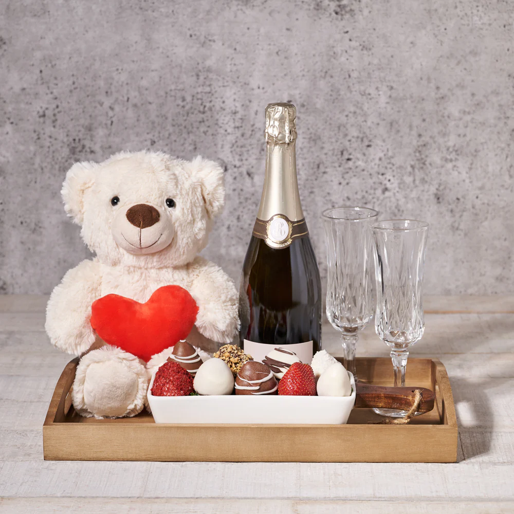 Recipe for Love Champagne & Strawberry Gift