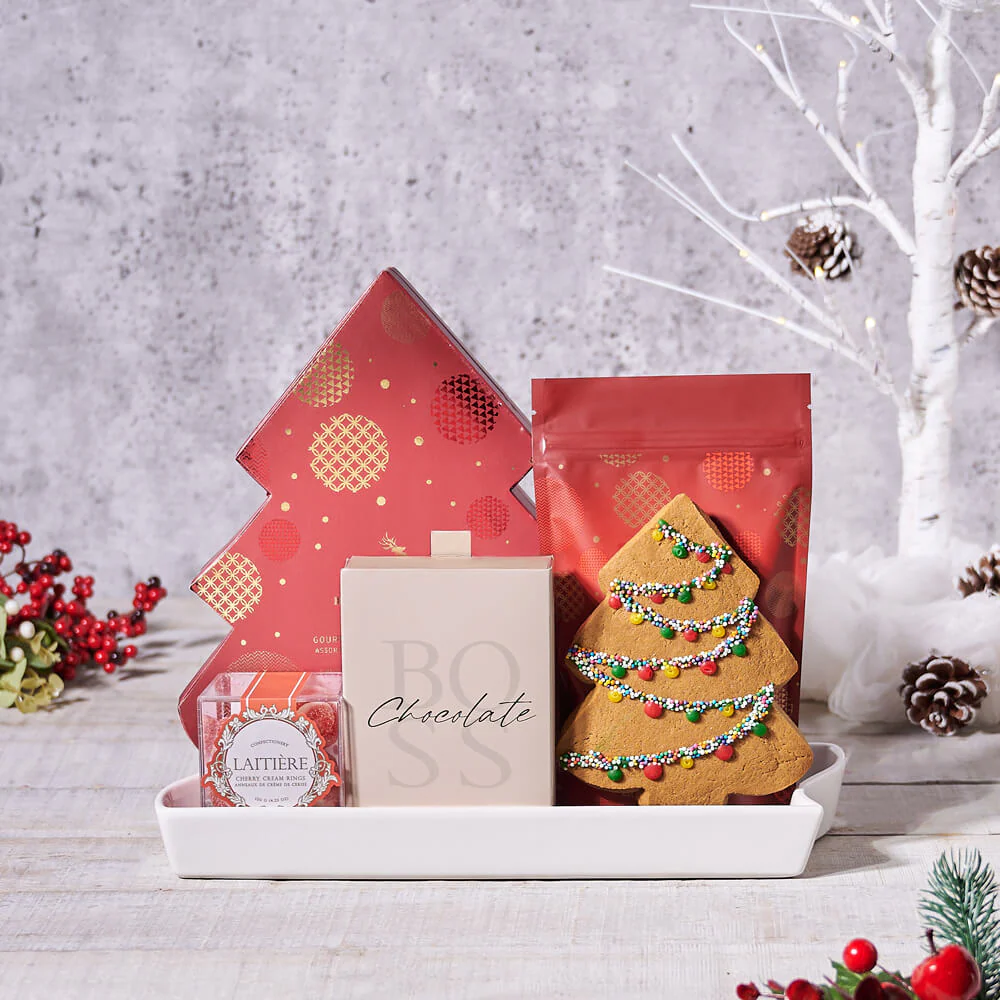 The Festive Tree Dessert Gift Set