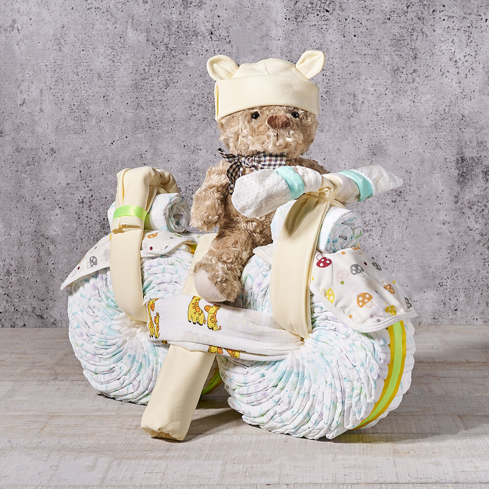 The Little Cruiser Baby Diaper Trike Set