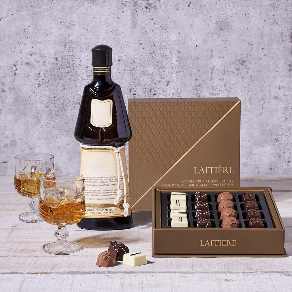 The Refined Pour Liquor & Chocolate Gift