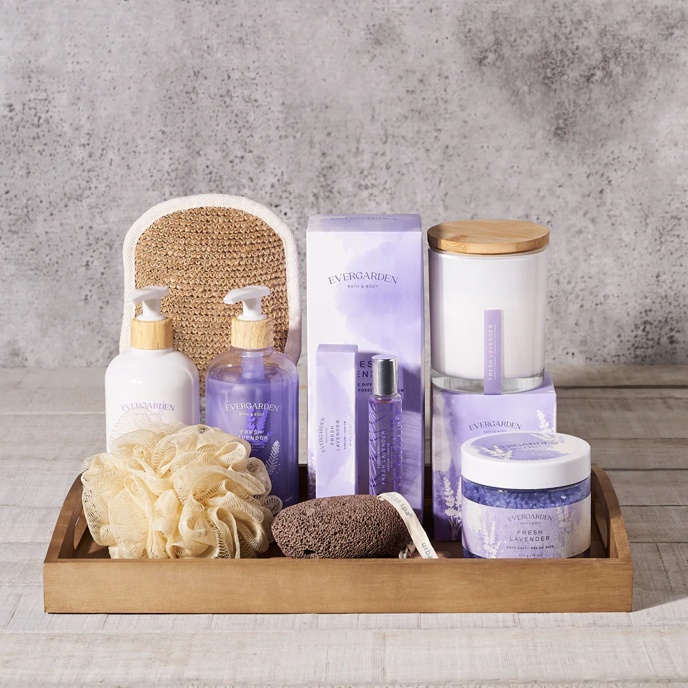 The Tranquil Lavender Wellness Set
