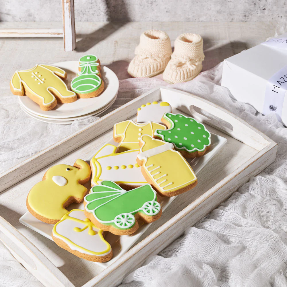 Yellow Baby Bliss Cookie Gift Box